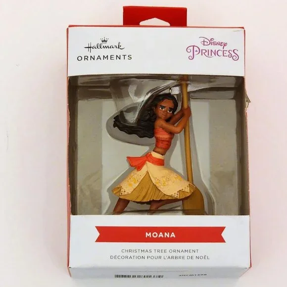 NEW Hallmark 2022 Disney Princess MOANA Christmas Ornament Hanging - Picture 2 of 7
